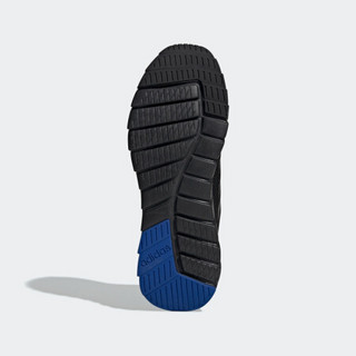 阿迪达斯官方 adidas ASWEEGO 男子跑步鞋EE8613 一号黑/一号黑/学院蓝 40(245mm)