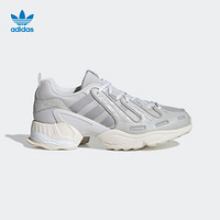 阿迪达斯官网 adidas 三叶草 EQT GAZELLE 男鞋经典运动鞋EE7771 淡灰/银色/粉白 38(235mm)