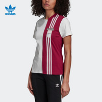 adidas  阿迪达斯官网三叶草 Adibreak Tee 女装运动短袖T恤GJ6585 白 30(165/72A)