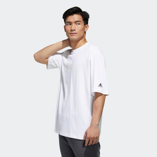 adidas 阿迪达斯 UB GFX TEE 1 男子运动T恤 GF3985 白色 L