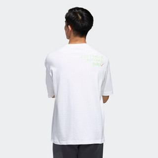 adidas 阿迪达斯 UB GFX TEE 1 男子运动T恤 GF3985 白色 L