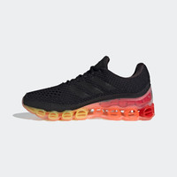 阿迪达斯官网 adidas Microbounce 男女鞋跑步运动鞋FX7699 1号黑色/亮黄/警报红荧光/罂粟红 42.5(265mm)