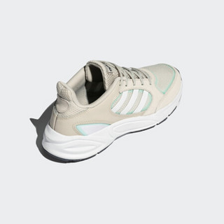 阿迪达斯官网 adidas 90s VALASION 男女跑步运动鞋EG1507 白/白 40(245mm)