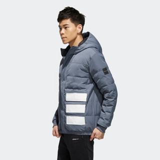 阿迪达斯官网 adidas neo M PAD JKT 1 男装冬季运动棉服FK9919 青灰 A/S(175/92A)