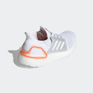 adidas 阿迪达斯 UltraBOOST 19 w 女子跑鞋 FU7783 亮白/一度灰/半珊瑚粉 37