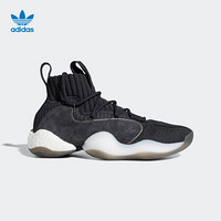 阿迪达斯官网 adidas 三叶草 CRAZY BYW X 男女经典运动鞋G27037 一号黑/白/日光黄 43(265mm)