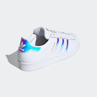 阿迪达斯官网adidas 三叶草SUPERSTAR W女鞋经典运动鞋板鞋EG2919 白/特殊面料色（参加样品）/金 36(220mm)