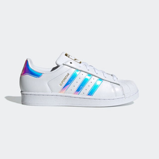 阿迪达斯官网adidas 三叶草SUPERSTAR W女鞋经典运动鞋板鞋EG2919 白/特殊面料色（参加样品）/金 36(220mm)
