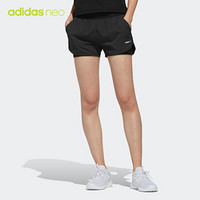 阿迪达斯官方 adidas neo W SHORTS ENVLP 女子短裤FN0905 黑色 A/L(170/76A)