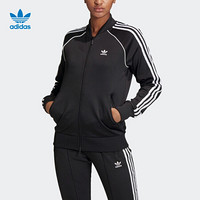 阿迪达斯官网adidas三叶草 SST TRACKTOP PB女装秋季运动外套GD2374 黑色/白 30(参考身高:160~165CM)