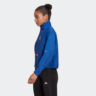 adidas 阿迪达斯官网  ADAPT JACKET W 女装秋季跑步运动服装FT0478 皇家蓝 A/S(160/84A)