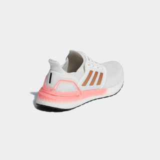 阿迪达斯官网 adidas ULTRABOOST_20 W 女鞋跑步运动鞋FY3464 晶白/浅铜金属/浅闪光红/1号黑色 36(220mm)