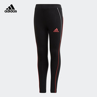 阿迪达斯官网 adidas LG COT TIGHT 小童装训练运动紧身裤GG3496 黑色 122CM