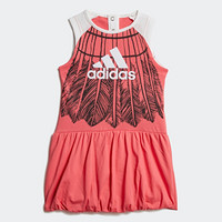 阿迪达斯官网adidas I DRESS GIRLS婴童装训练运动短袖针织套装DV1254 棱镜粉/白/碳黑 98CM