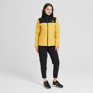 TheNorthFace北面防水保暖冲锋衣三合一外套女户外|46I7 LE6/黄色 XL