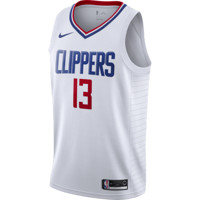 NBA-Nike 快船队保罗乔治 主场SW 运动篮球服球衣 男 865185-108 图片色 XL