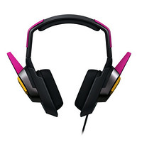 RAZER 雷蛇 D.Va Meka 耳罩式头戴式有线耳机 粉红色 3.5mm