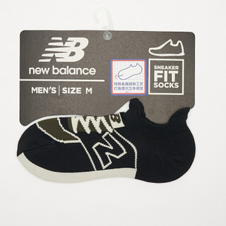 New Balance NB官方男子船袜子休闲船袜子LAS8222M运动袜子 TAG LAS8222M L