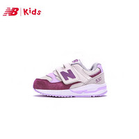 New Balance NB童鞋 530系列 男女童鞋小童复古儿童运动鞋 米白紫色KV530SDI 25码