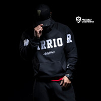 MSGD卫衣男子 原创运动潮流休闲连帽字母logo卫衣 坚毅黑 Fortitude Black M(新品)