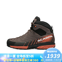 SCARPA 男款 MESCALITO MID魔幻高帮GTX户外登山徒步鞋 樱桃红拼橘 41