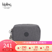 kipling女士迷你长款钱包2020年新款时尚潮流手机包手拿包|GLEAM 木碳黑
