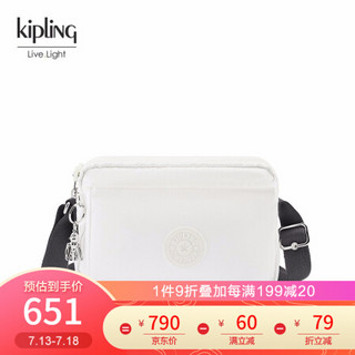 kipling女包帆布包2020新款时尚印花手提包单肩包斜挎包|ABANU M 漆器白
