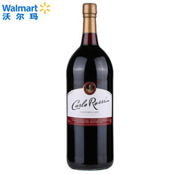 Carlo Rossi 加州乐事 美国进口 半干红葡萄酒 大容量 12度 1.5L单瓶装