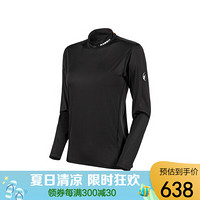 MAMMUT/猛犸象 Body Cool 女士速干透气长袖T恤 黑色 M