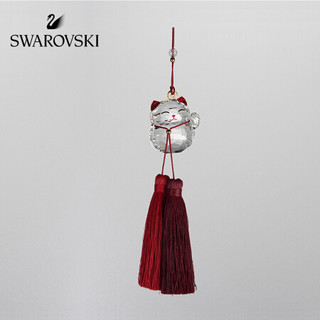 SWAROVSKI 施华洛世奇 LUCKY CAT ORNAMENT系列 时尚猫咪挂饰 红色 5428642