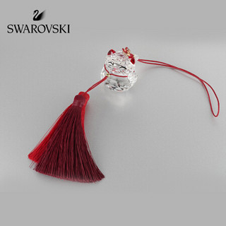 SWAROVSKI 施华洛世奇 LUCKY CAT ORNAMENT系列 时尚猫咪挂饰 红色 5428642