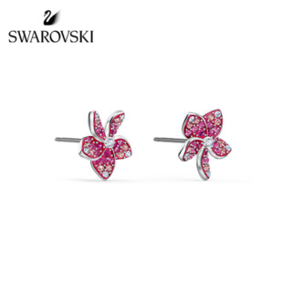 SWAROVSKI 5519254 TROPICAL粉色绽放耳钉