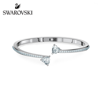SWAROVSKI 施华洛世奇 ATTRACT系列 5518814 心心相伴手镯 5.6cm