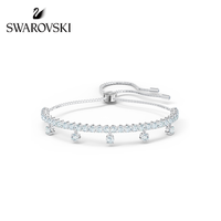 施华洛世奇 Subtle Drops 手链 白色 镀白金色 5556913 镀白金色 5556913