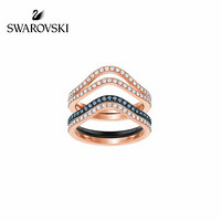 施华洛世奇 LEMON 戒指套装女士时尚优雅戒指  蓝色 礼物 52号 5409191