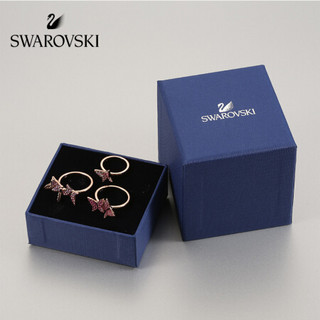 施华洛世奇   LILIA 戒指套装 蝴蝶造型   镀玫瑰金色 礼物 58号  5409014