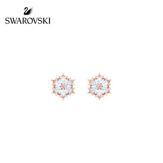 SWAROVSKI 施华洛世奇 5428429 女士雪花耳钉 镀金色