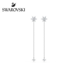 SWAROVSKI 施华洛世奇 5566677 女士白金色耳环