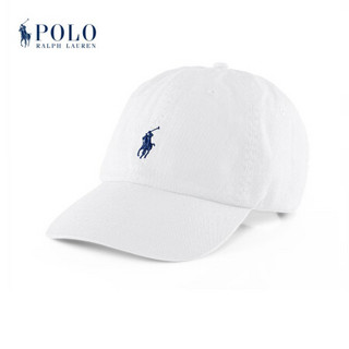 Ralph Lauren/拉夫劳伦男配 经典款卡其棉质运动帽 50001 E86-白色 ONE