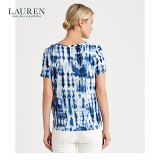 RALPH LAURENLauren/拉夫劳伦女装 2020年夏季平纹针织T恤60320 400-蓝色 XS