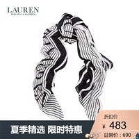 Lauren/拉夫劳伦女配 2020年夏季Giada围巾70046 001-黑色 ONE