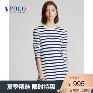 Ralph Lauren/拉夫劳伦女装 2020年春季条纹华夫格针织连衣裙21315 101-条纹 S