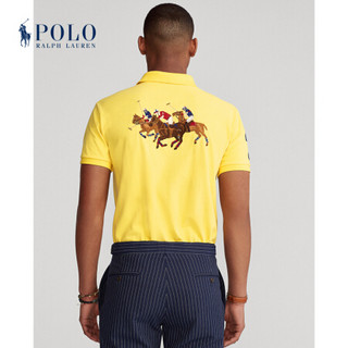 Ralph Lauren/拉夫劳伦男装 2020年夏季定制修身版型马标Polo衫12470 730-黄色 M