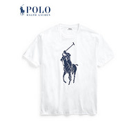Ralph Lauren/拉夫劳伦男装 2020年春季定制修身版型平纹针织T恤12181 100-白色 XL