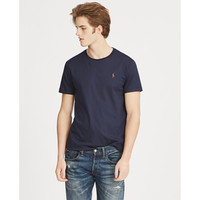 Ralph Lauren/拉夫劳伦男装 2020年春季定制修身双面布T恤11878 410-海军蓝 XL