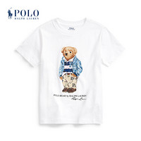 Ralph Lauren/拉夫劳伦男童 2020年春季学院风小熊图案T恤32993 100-白色 4