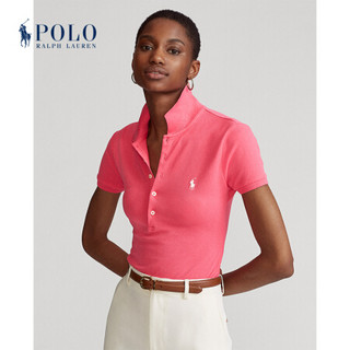 Ralph Lauren/拉夫劳伦女装 2020年春季修身版型弹力Polo衫21445 650-粉红色 L