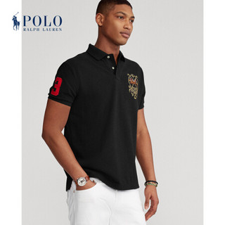 Ralph Lauren/拉夫劳伦男装 2020年夏季定制修身版型马标 Polo 衫12481 001-黑色 S