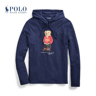 Ralph Lauren/拉夫劳伦 男装 2020年春季Polo 小熊连帽T恤11954 410-海军蓝 L