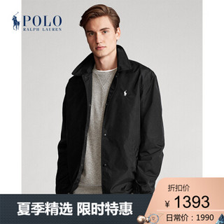 Ralph Lauren/拉夫劳伦男装 2020年春季教练夹克11932 001-黑色 S